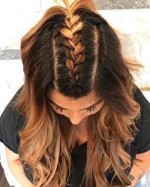 try these 35 easy braid styles no crazy braiding skills necessary a simple french down the middle and i braided hairstyles braids hair 7 year old black girl