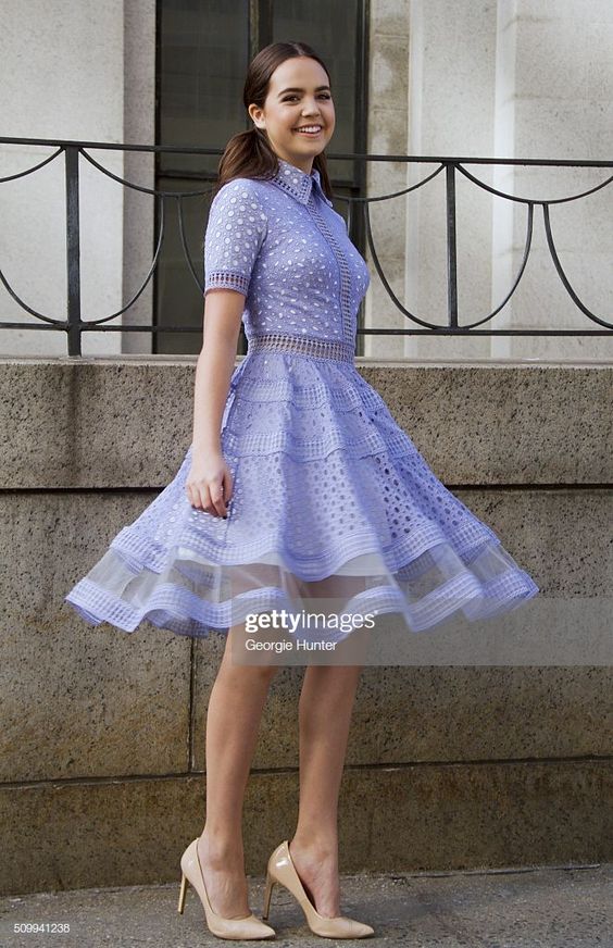 Bailee Madison seen at The Arc, Skylight at Moynihan Station outside...