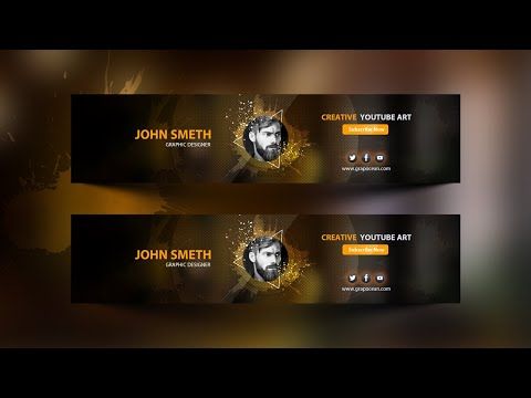 How To Make A Professional Youtube Banner Template Photoshop Cc Tutorial Youtube Banner Template Photoshop Youtube Banner Template Banner Template