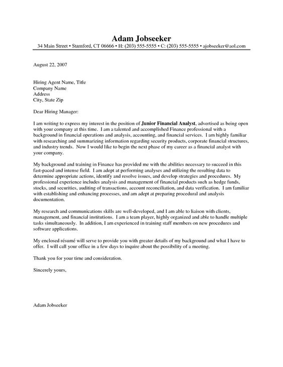 Financial Analyst Cover Letter Example - Financial Analyst Cover - vehicle repair sample resume Financial Analyst Cover Letter Example - Financial Analyst Cover - vehicle repair sample resume