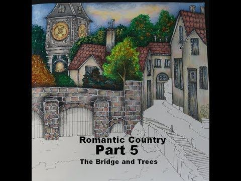 Romantic Country First Book Color Tutorial Part 1 Youtube Romantic Country Romantic Coloring Books
