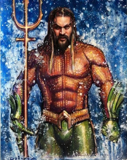Jason Momoa As Aquaman Olivia De Berardinis Superman Artwork Olivia De Berardinis Comic Books Art