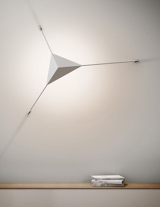 Lighting Ideas – This Modern Sconce Doubles As Wall Art