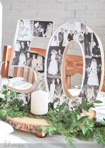 Centros De Mesa Para Bodas De Oro 50 Años Juntos Bodas De Oro Ideas Boda De Plata Ideas Regalos Para Bodas De Oro