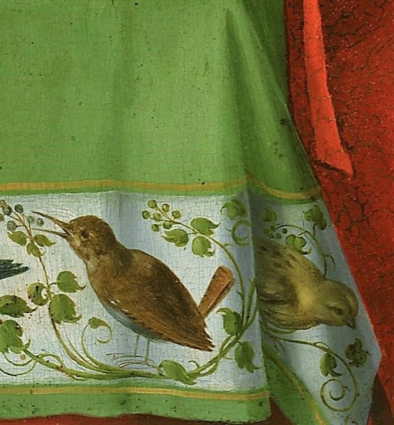 Detail from Portrait of A Woman with A Book of Music by Bacchiacca,17th Century