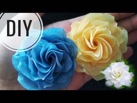 Abc Tv How To Make Gardenia Paper Flower With Shape Punch Slowly Craft Tutorial Youtube In 2020 Paper Flowers Flowers Paper Flower Tutorial