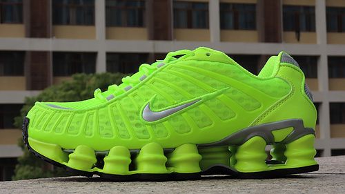 nike shox tl green