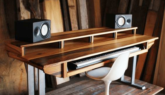 Diy Studio Desk Plans Custom Fit For Your Needs Ledgernote Home Recording Diy Studio Desk Plans Custom Fit For, Studio Desk Diy Plans