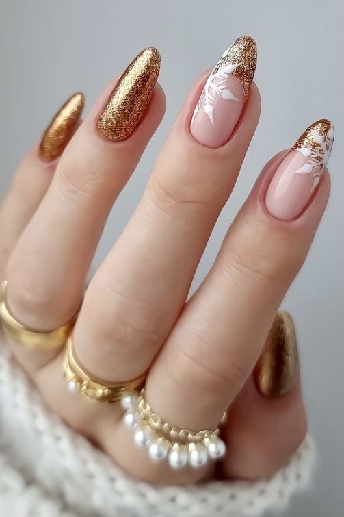 cute spring nails social ornament