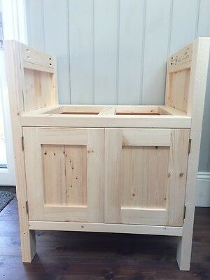 Belfast Sink Unit Solid Wood Freestanding Kitchen Unit Ebay Belfast Sink Freestanding Kitchen Free Standing Kitchen Sink