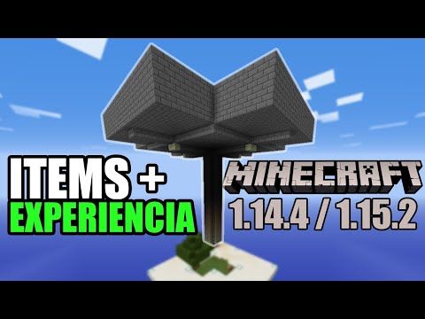 Construir Mega Granja De Mobs Items Y Experiencia 1 14 1 15 Minecraft Tutorial Youtube Minecraft Granja Construir