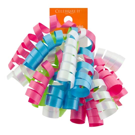 Baby Girl Cellophane Gift Wrap Baby with FREE Pull Bow Curling Ribbon /& Card