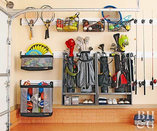 27 Genius Garage Storage Ideas To Get Your Gear In Order Solutions Diy And Organization Room 27 Genius Garage Storage Ideas To Get, Diy Garage Storage For Sports Equipment