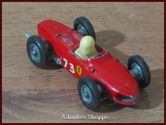 MATCHBOX LESNEY Farrari F1 Racer No. 73 1962 With Driver No Box Junk0901 http://ajunkeeshoppe.blogspot.com/