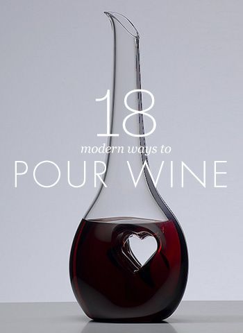 10 Unique Modern Wine Decanters The Curves On The Sides Of This Decanter Naturally Swirl The Wine Decantador De Vino Botellas De Bebidas Botellas De Tequila