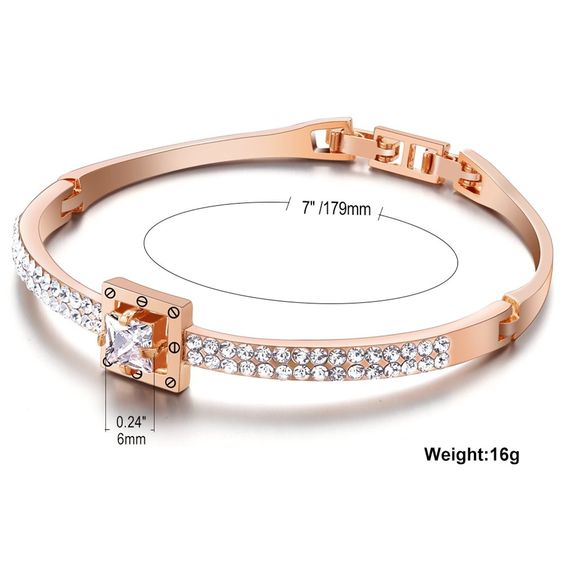 Menton Ezil Spiritual Guidance Crystal Bangle Bracelets for Women Girls Ladies Rose Gold Adjustable Jewelry Fashion Collections Menton Ezil Spiritual Guidance Crystal Bangle Bracelets for Women Girls Ladies Rose Gold Adjustable Jewelry Fashion Collections
