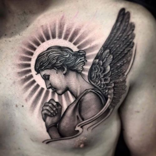 Top 39 Wing Chest Tattoo Ideas 2020 Inspiration Guide Chest Tattoo Men Chest Tattoo Cool Chest Tattoos