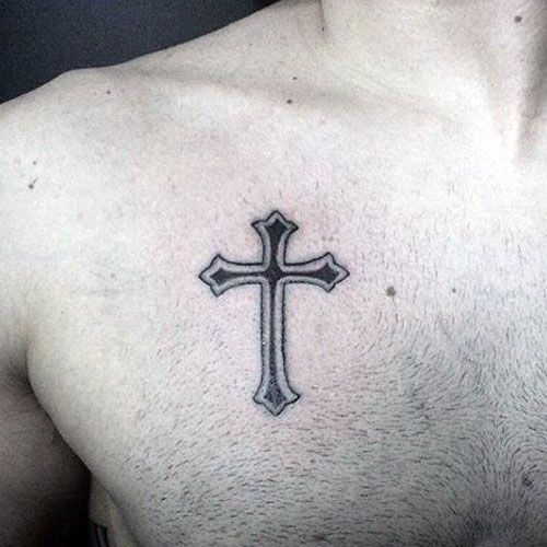 Pin On Cross W Heart Tattoos