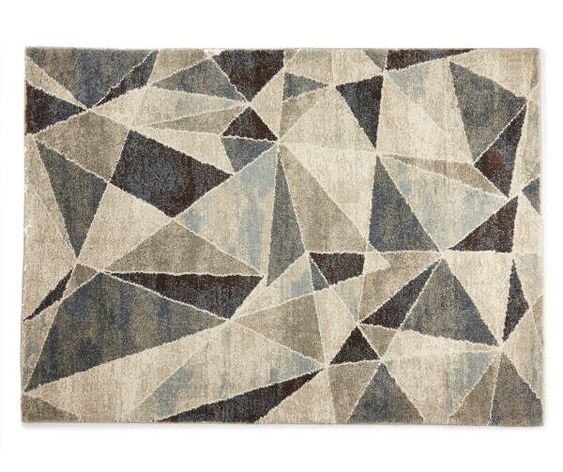 Living Colors Austin Blue Gray Medallion Area Rug 5 X 7 Big Lots Blue Medallion Area Rugs Blue Grey Living Room
