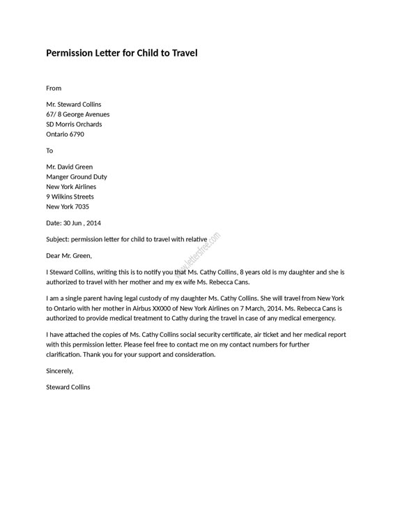 letter to school principle