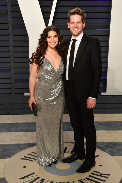 America Ferrera And Husband Ryan Piers Williams Prom Dresses