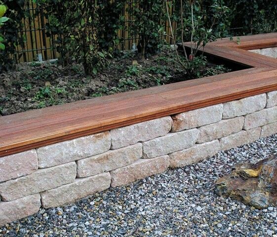 Muschelkalk Wechsel Trockenmauer als Halbrunde Sitzmauer Garten - sitzplatz im garten mit steinmauer Muschelkalk Wechsel Trockenmauer als Halbrunde Sitzmauer Garten - sitzplatz im garten mit steinmauer