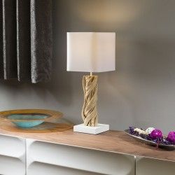 Stunning Unique Modern Driftwood table lamp light white Stunning Unique Modern Driftwood table lamp light white