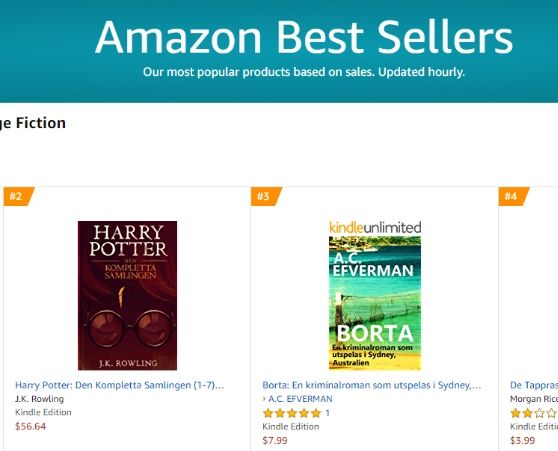Bastsaljande Bocker Amazon Juli 2019 Bok Bocker Bastsaljare