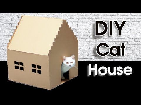 19 Spectacular Cat Houses Made Entirely Out Of Cardboard Cat Castle Cardboard Cat House Cat House Diy