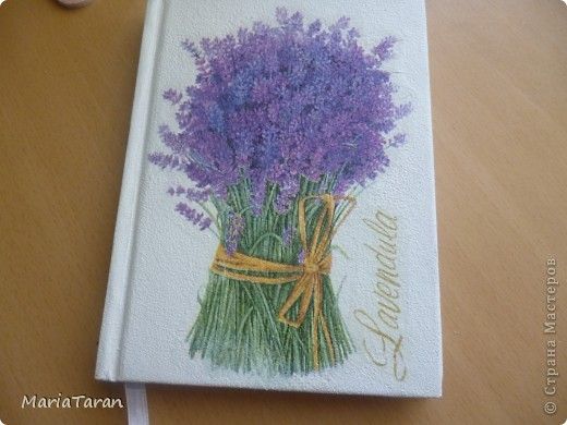 Декупаж на блокнот Декупаж на блокнот