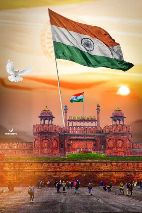 🔥26 January Republic Day CB Editing Background with Flag | PngBackground