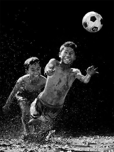 I could really go for a game of Soccer in the mud... The best kind!