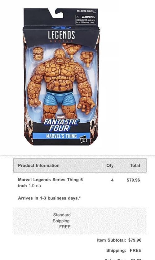 walgreens thing action figure