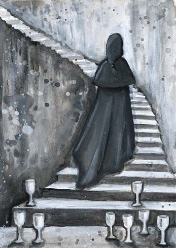 eight of cups -- Phantomwise Tarot -- If you love Tarot, visit me at www.WhiteRabbitTarot.com