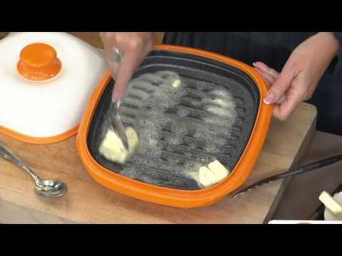 Rangemate Square Nonstick Microwave Grill Pan On Qvc Youtube Microwave Grill Nonstick Grilling