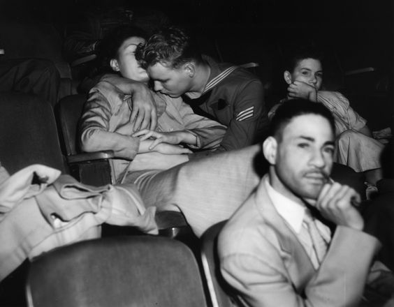 Infrared photos of 1940s movie audiences are a candid study of American voyeurism