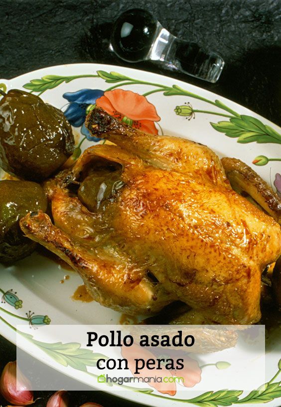Receta De Pollo Asado Con Peras Karlos Arguiñano Receta Recetas De Pollo Asado Pollo Asado Pollo
