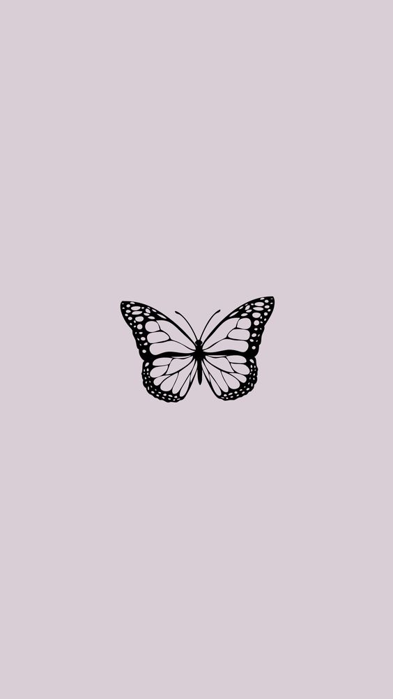 Purple Aesthetic Butterfly Wallpaper