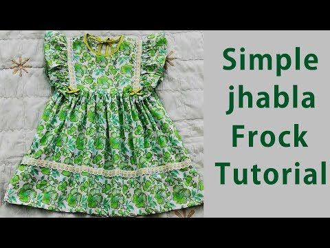 jhabla frock cutting