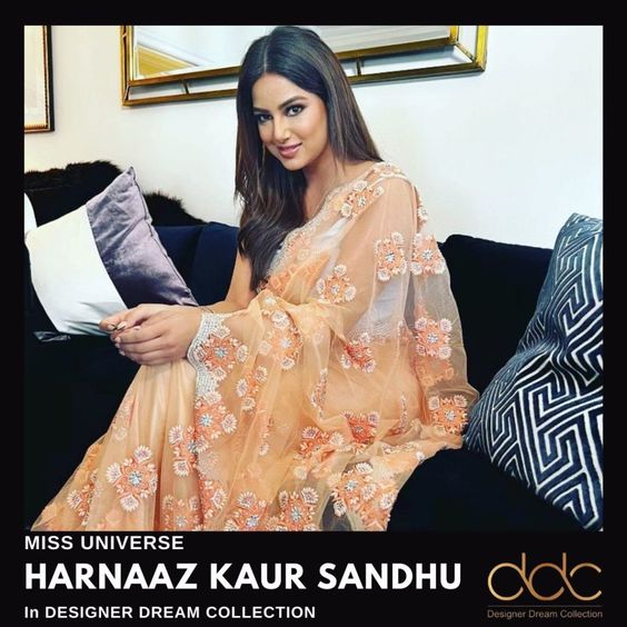Designer Dream Collection Founder Anjali Phougat Talks About Designing A Saree For Miss Universe 2021 Harnaaz Kaur Sandhu - RN TODAY