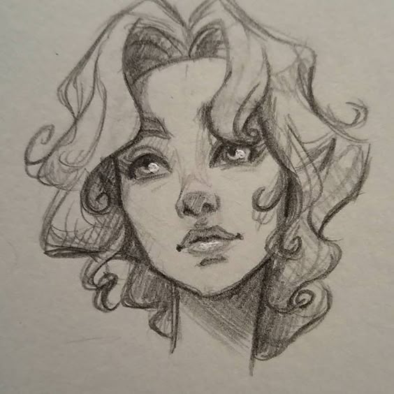 50+ Beautiful Female Character Sketch Ideas - Beautiful Dawn Designs