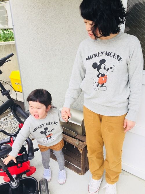 小依 Uniqloのスウェットを使ったコーディネート Wear ミッキー トレーナー トレーナー ファッション 小依 Uniqloのスウェットを使ったコーディネート Wear ミッキー トレーナー トレーナー ファッション