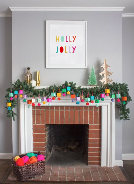 DIY Paper Ornament Advent Calendar
