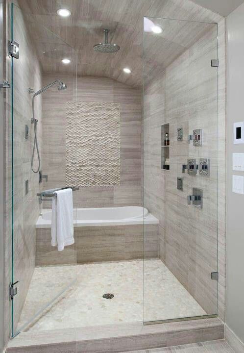Perfect Shower Tub Combination Master Bathroom Renovation Bathroom Remodel Master Bathroom Design