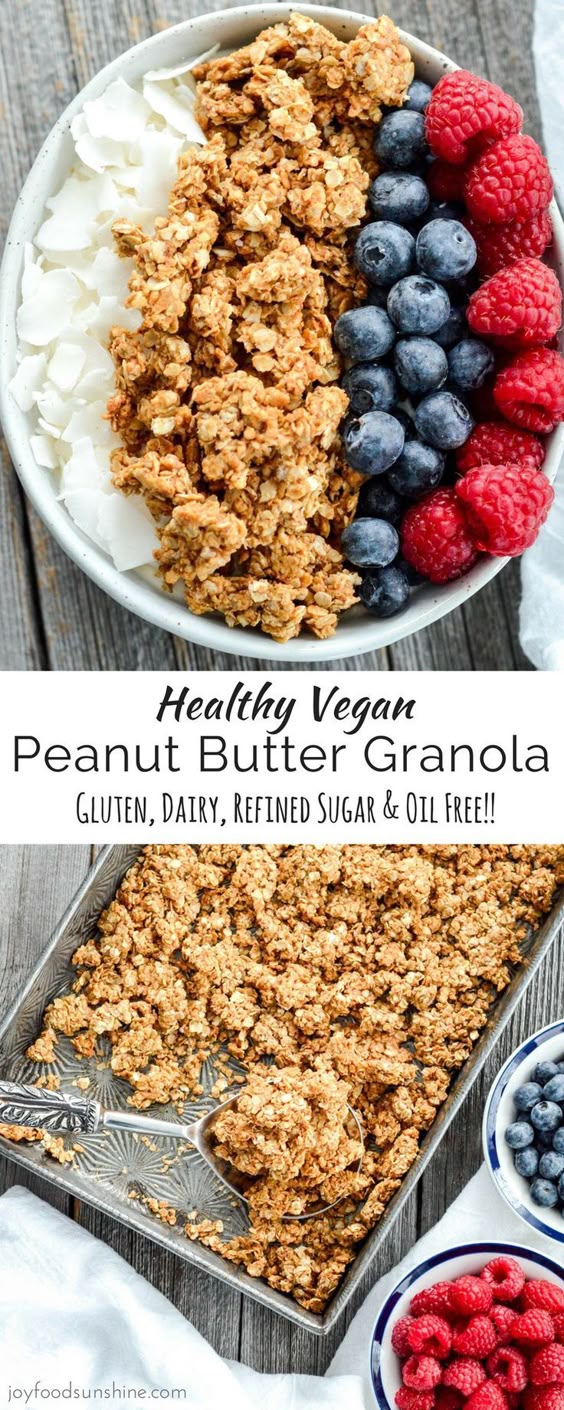 Healthy Peanut Butter Granola