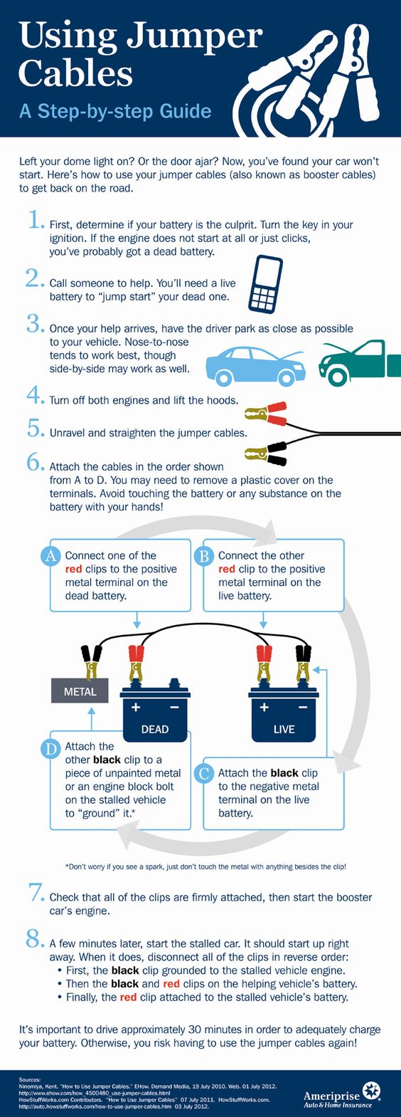 How Do I Use Jumper Cables | Ameriprise Auto & Home Insurance