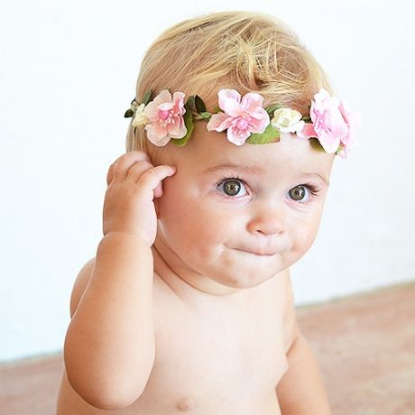 Diadema con lazo de flores para bebé recién nacido,cinta e Diadema con lazo de flores para bebé recién nacido,cinta e