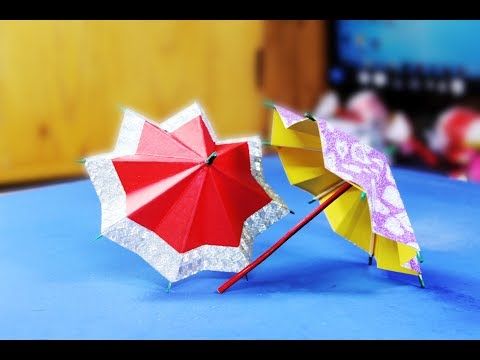 How To Make Cute Easy Origami Paper Umbrella At Home Diy Tutorial 4 Origami Easy Origami Tutorial Easy Paper Umbrellas