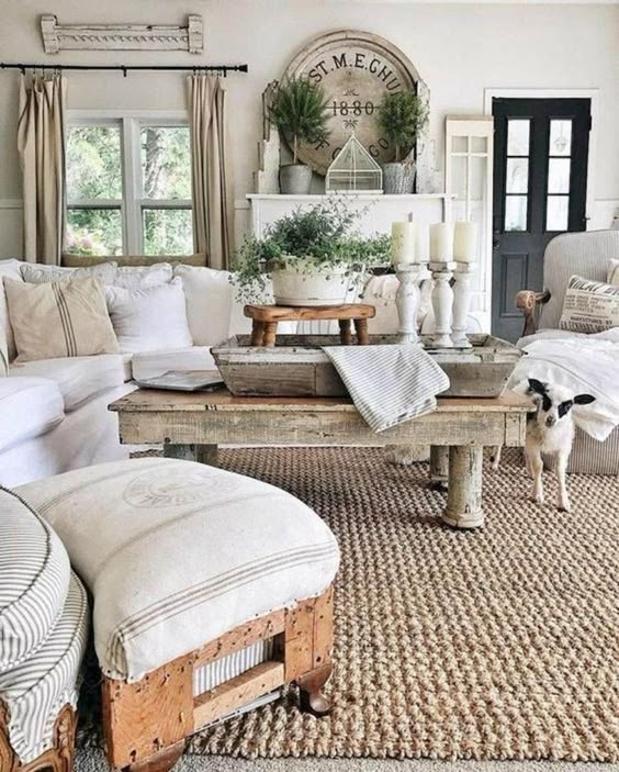 Remarkable french country living room design for your home