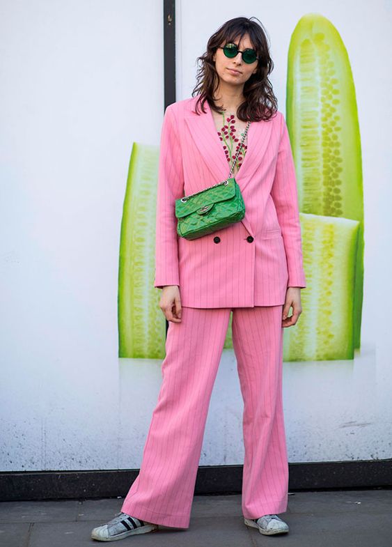 it girl - conjuntinho blazer - color blocking - verão - street style